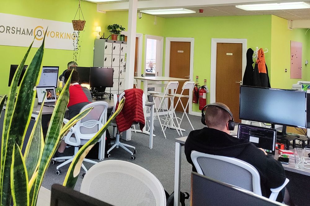 members working at horsham coworking