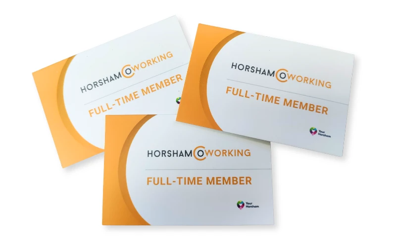 Horsham Coworking full-time member card