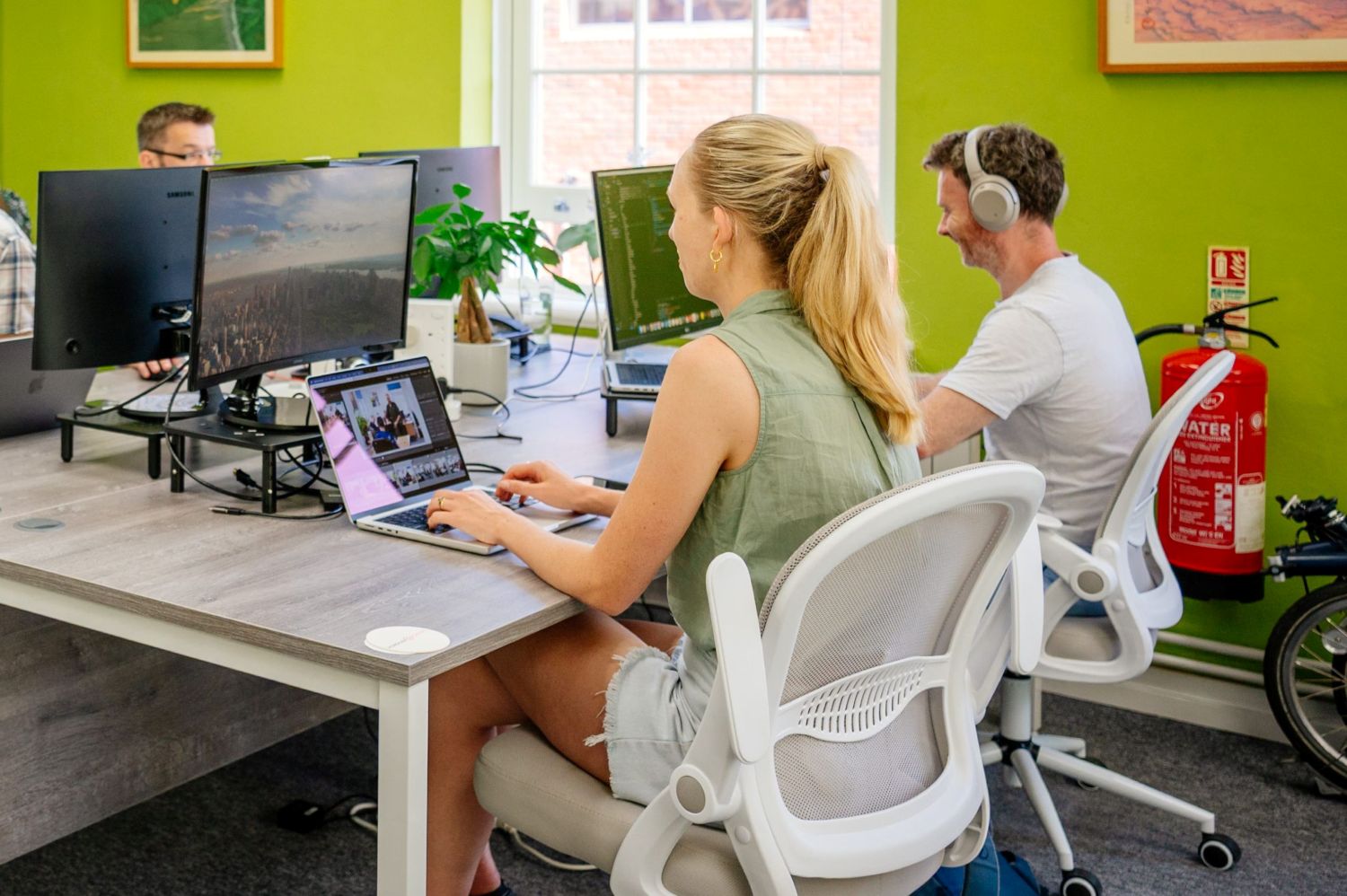 members at horsham coworking working at desks