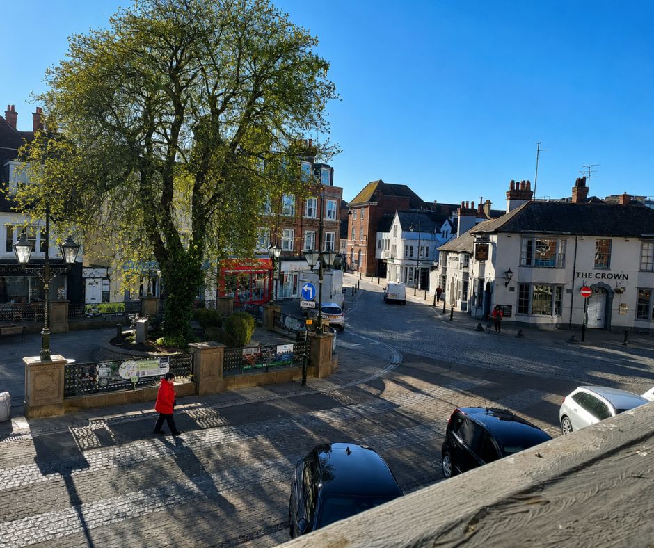 horsham town centre view from horsham coworking
