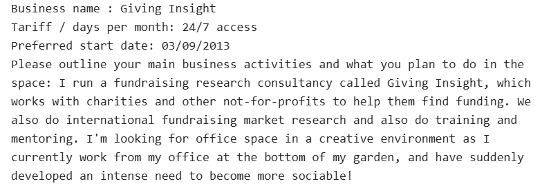 Application for coworking space by Matt Ide